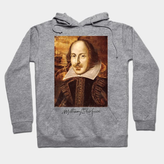 William Shakespeare - 19th Century Portrait of the Bard Hoodie by Naves